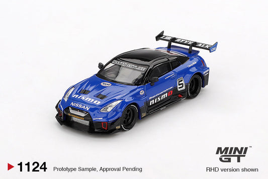 [PRE-ORDER] - Mini GT - LB-Silhouette WORKS GT Nissan 35GT-RR Ver.2 Blue - Scale 1/64 MGT01124-L