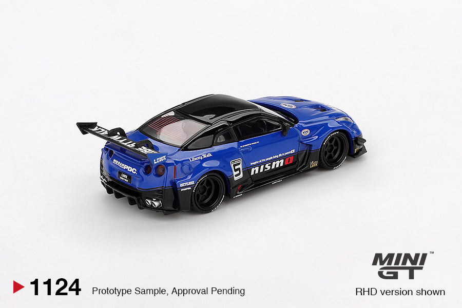 [PRE-ORDER] - Mini GT - LB-Silhouette WORKS GT Nissan 35GT-RR Ver.2 Blue - Scale 1/64 MGT01124-L