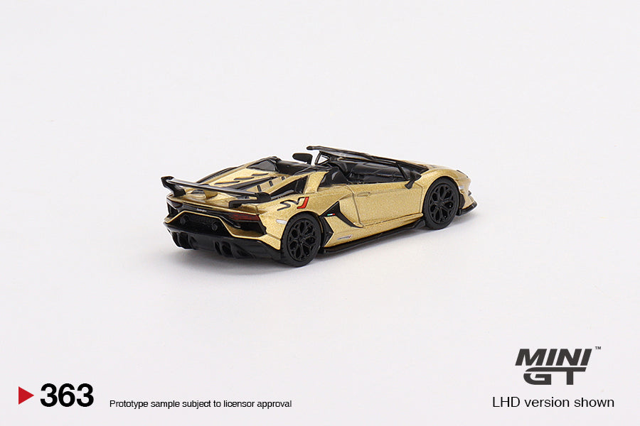 Mini GT - Lamborghini Aventador SVJ Roadster Oro Elios - Scale 1-64 MGT00363-R