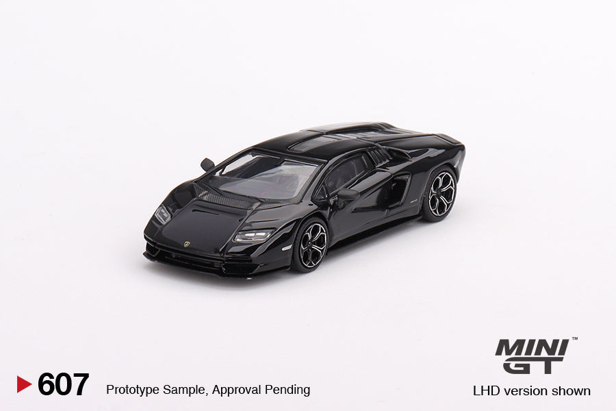 Mini GT - Lamborghini Countach LPI 800-4 Nero Maia LHD - 1/64 Scale MGT00607-L