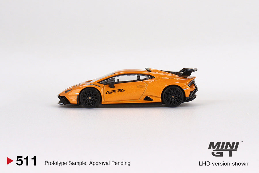 Mini GT - Lamborghini Huracán STO Arancio Borealis - 1/64 Scale MGT00511-L