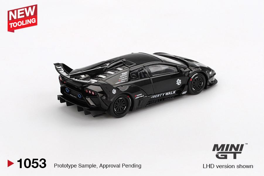 [PRE-ORDER] Mini GT - Lamborghini LB-Silhouette WORKS MURCIELAGO GT Evo Black 2024 - Scale 1/64 MGT01053-L