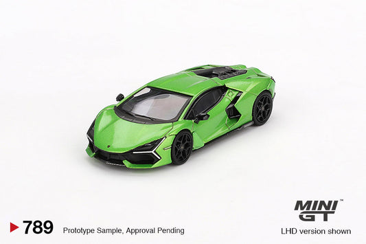 Mini GT - Lamborghini Revuelto Verde Selvans - Scale 1/64 MGT00789-L