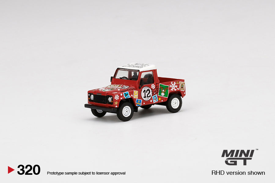 Mini GT - Land Rover Defender 90 Pickup - 2021 Christmas Edition - Scale 1/64 MGT00320-R