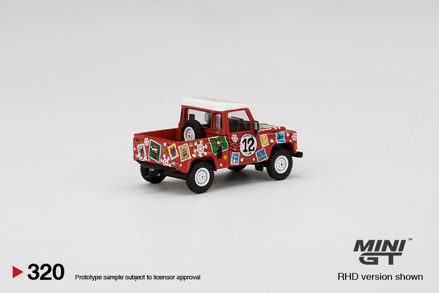 Mini GT - Land Rover Defender 90 Pickup - 2021 Christmas Edition - Scale 1/64 MGT00320-R