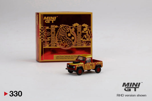 Mini GT - Land Rover Defender 90 Pickup - 2022 Chinese New Year Edition - Scale 1/64 MGT00330-R