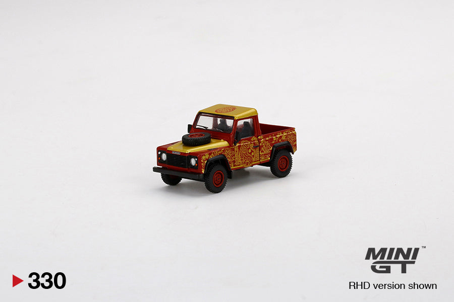 Mini GT - Land Rover Defender 90 Pickup - 2022 Chinese New Year Edition - Scale 1/64 MGT00330-R