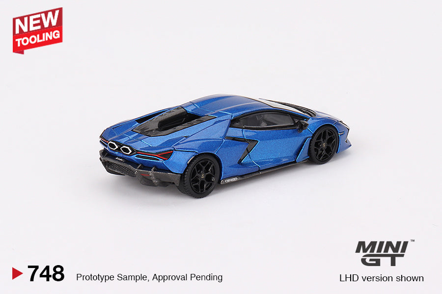Mini GT - Lamborghini Revuelto Blu Eleos - Scala 1/64  MGT00748 LDH