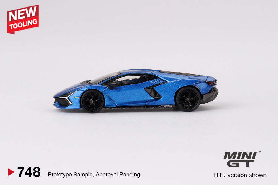 Mini GT - Lamborghini Revuelto Blu Eleos - Scala 1/64  MGT00748 LDH