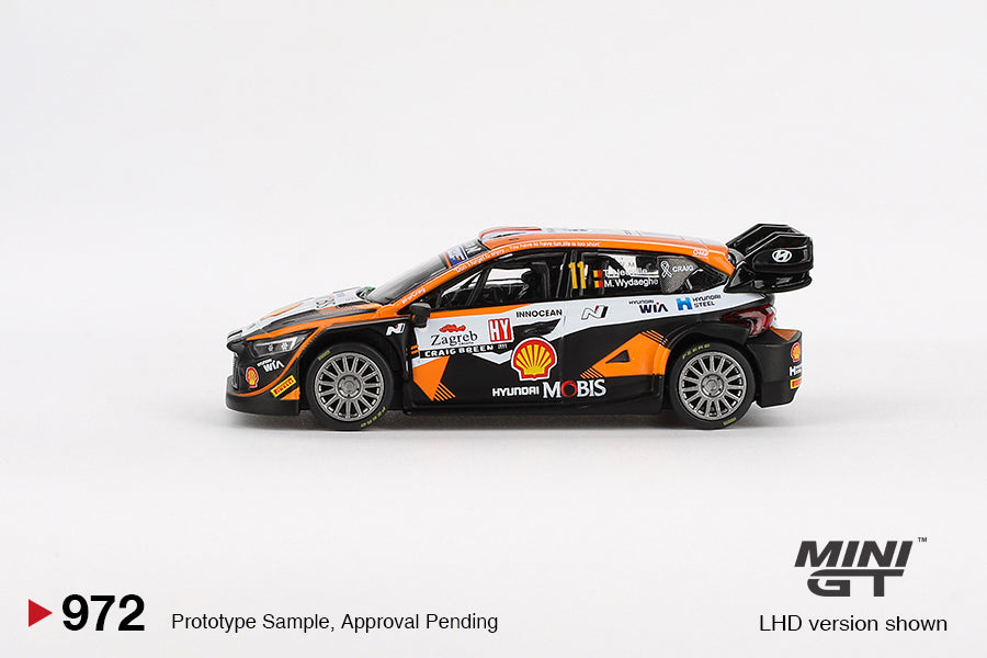 [PRE-ORDER] Mini GT - Hyundai I20 N Rally 1 #11 Rally Croatia 2023 - Scala 1/64 MGT00972-L