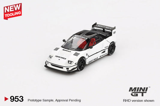 Mini GT - Mazda AZ-1 Liberty Walk LB40 White 2024 Tokyo Auto Salon - Scale 1/64 MGT00953-R