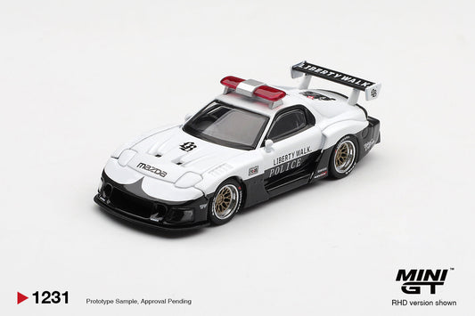 [PRE-ORDER] Mini GT - Mazda RX-7 LB-Super Silhouette Police 1998 - Scala 1/64 MGT01231-R