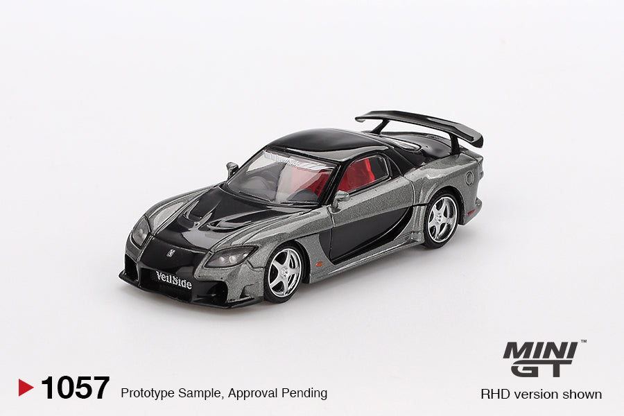 [PRE-ORDER] Mini Gt - Mazda RX-7 VeilSide Fortune Gray 2011 - Scale 1/64 MGT01057-L