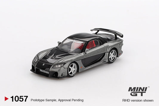[PRE-ORDER] Mini Gt - Mazda RX-7 VeilSide Fortune Grey 2011 - Scala 1/64 MGT01057-L
