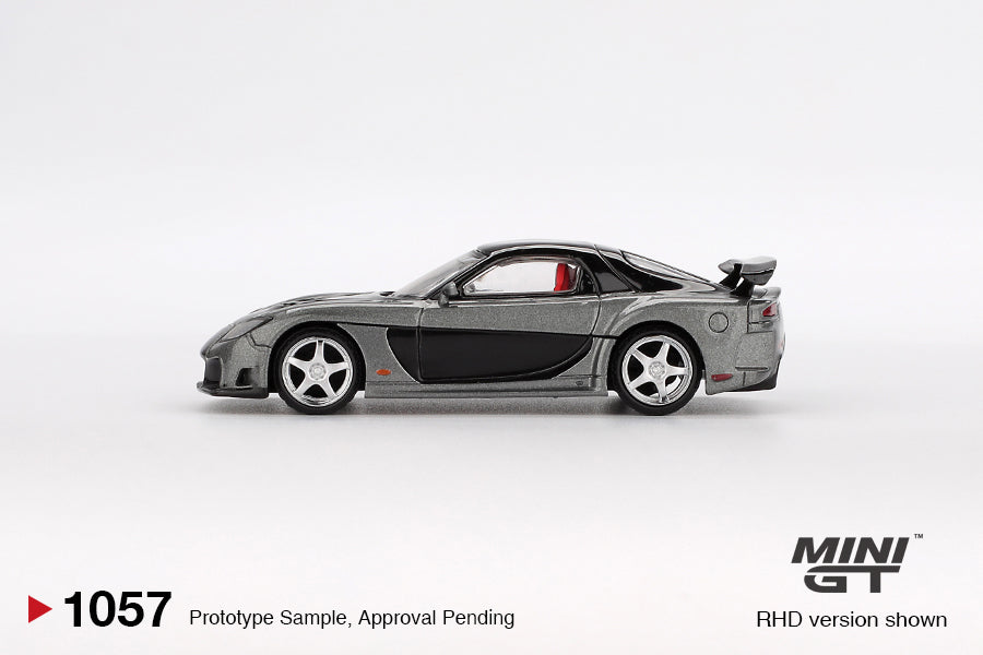 Mini Gt - Mazda RX-7 VeilSide Fortune Gray 2011 - Scale 1/64
