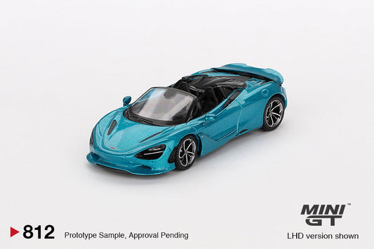 Mini GT - McLaren 750S Spider Belize Blue - Scala 1/64 MGT00812-L