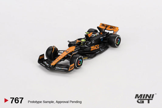 Mini GT - McLaren MCL60 #4 Lando Norris 2023 F1 2023 Japanese GP 2nd Place - Scale 1/64 MGT00767-L