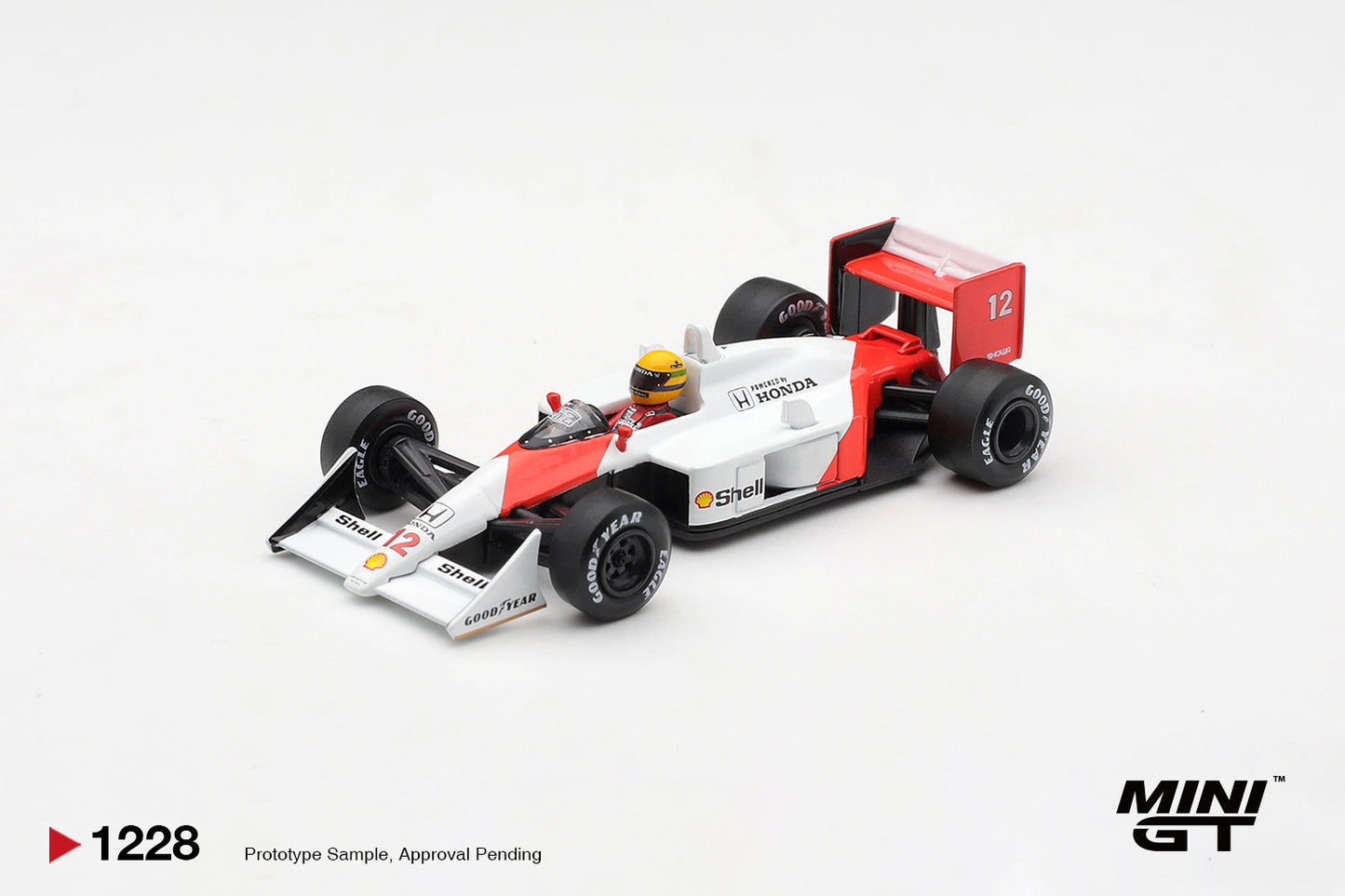[PRE-ORDER] Mini GT - McLaren MP4/4 No.12 Ayrton Senna 1988 Canadian Grand Prix Winner - Scala 1/64 MGT01228-L