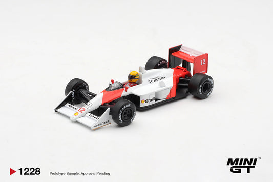 [PRE-ORDER] Mini GT - McLaren MP4/4 No.12 Ayrton Senna 1988 Canadian Grand Prix Winner - Scala 1/64 MGT01228-L