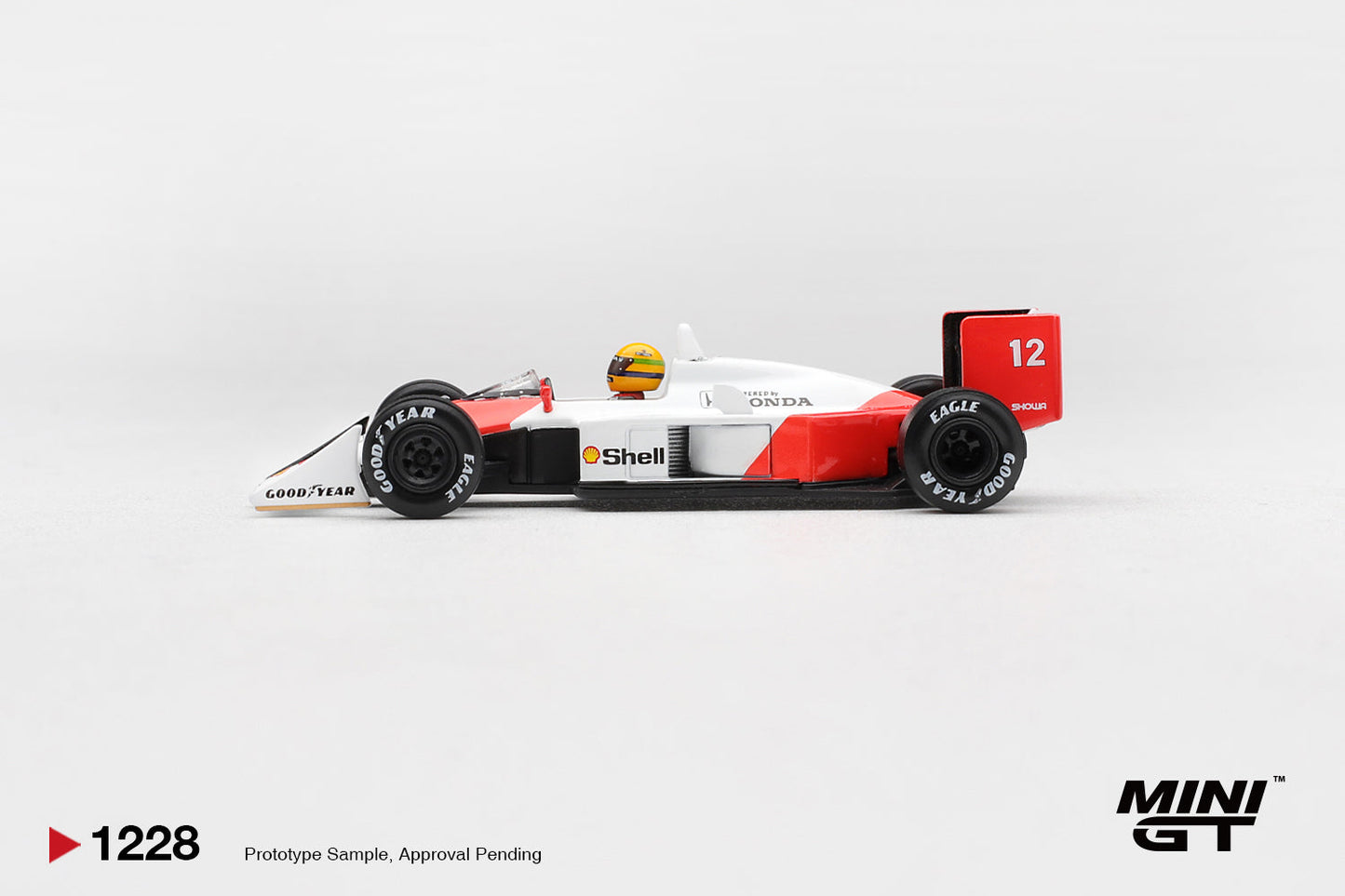 [PRE-ORDER] Mini GT - McLaren MP4/4 No.12 Ayrton Senna 1988 Canadian Grand Prix Winner - Scala 1/64 MGT01228-L