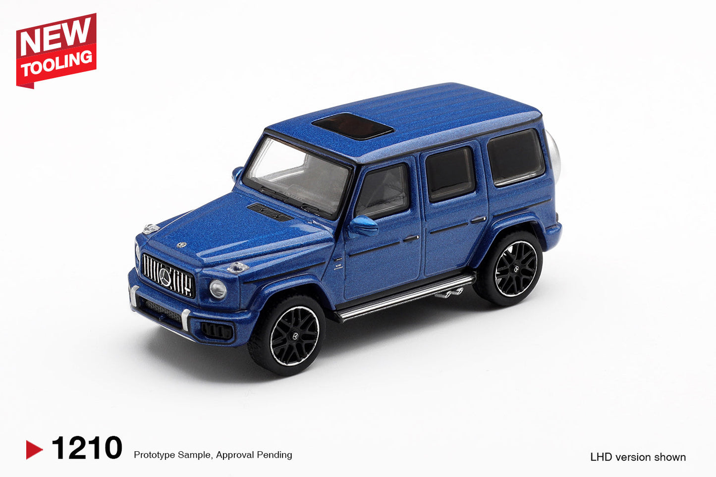 [PRÉCOMMANDE] - Mini GT - Mercedes-Benz Classe G 63 AMG G Bleu foncé métallisé 2024 - Échelle 1/64 MGT01210-L