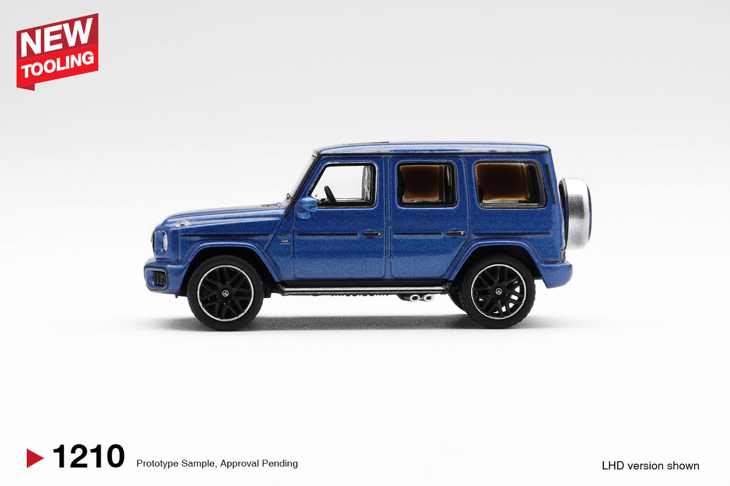 [PRÉCOMMANDE] - Mini GT - Mercedes-Benz Classe G 63 AMG G Bleu foncé métallisé 2024 - Échelle 1/64 MGT01210-L