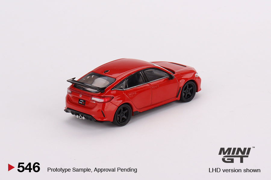 Mini GT - Honda Civic Type R Crystal Red 2023 W/ Advan GT Wheel - Scale 1/64 MGT00546