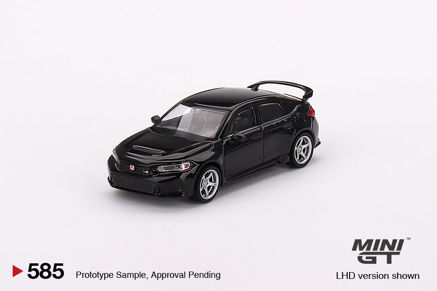 Mini GT - Honda Civic Type R Crystal Black Pearl 2023 W/ Advan GT Wheel - Scale 1/64 MGT00585