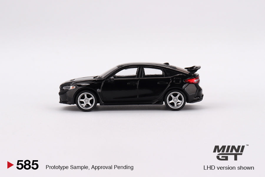 Mini GT - Honda Civic Type R Crystal Black Pearl 2023 W/ Advan GT Wheel - Scale 1/64 MGT00585