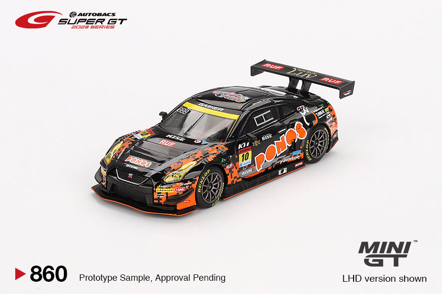 Mini GT - Nissan GT-R NISMO GT3 #10 "PONOS GAINER GT-R" 2023 SUPER GT SERIES - Scale 1/64 MGT00860-BL