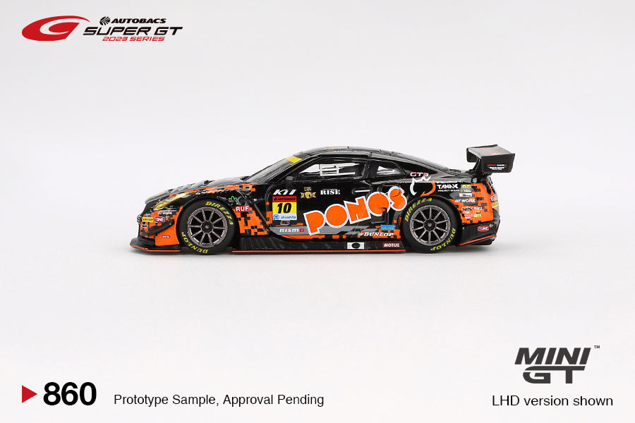 Mini GT - Nissan GT-R NISMO GT3 #10 "PONOS GAINER GT-R" 2023 SUPER GT SERIES - Scale 1/64 MGT00860-BL
