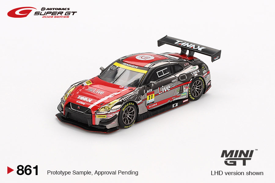Mini GT - Nissan GT-R NISMO GT3 #11 "GAINER TANAX GT-R" - Scale 1/64 MGT00861-BL Blister Packaging