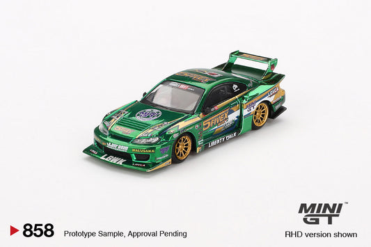 Mini GT - Nissan LB-Super Silhouette S15 SILVIA LBWK 2024 Fausto Racing - Scala 1/64 MGT00858-R