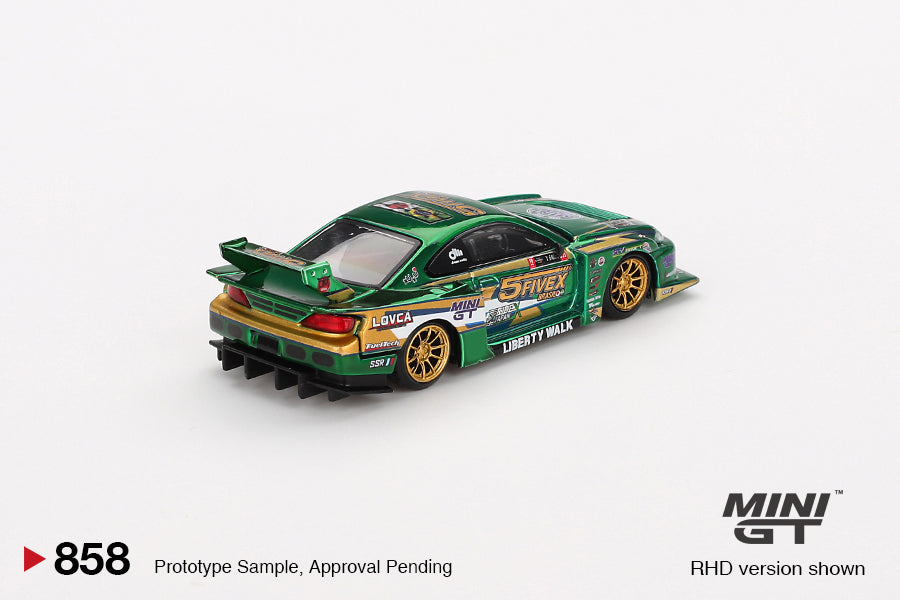 Mini GT - Nissan LB-Super Silhouette S15 SILVIA LBWK 2024 Fausto Racing - Scala 1/64 MGT00858-R
