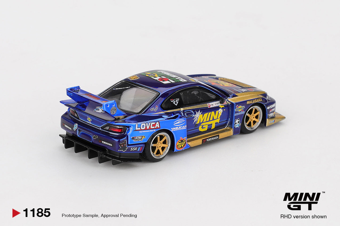 [PRE-ORDER] - Mini GT - Nissan LB-Super Silhouette S15 SILVIA #555 Team Mini GT Liberty Walk 2025 - Scale 1/64 MGT01185-R