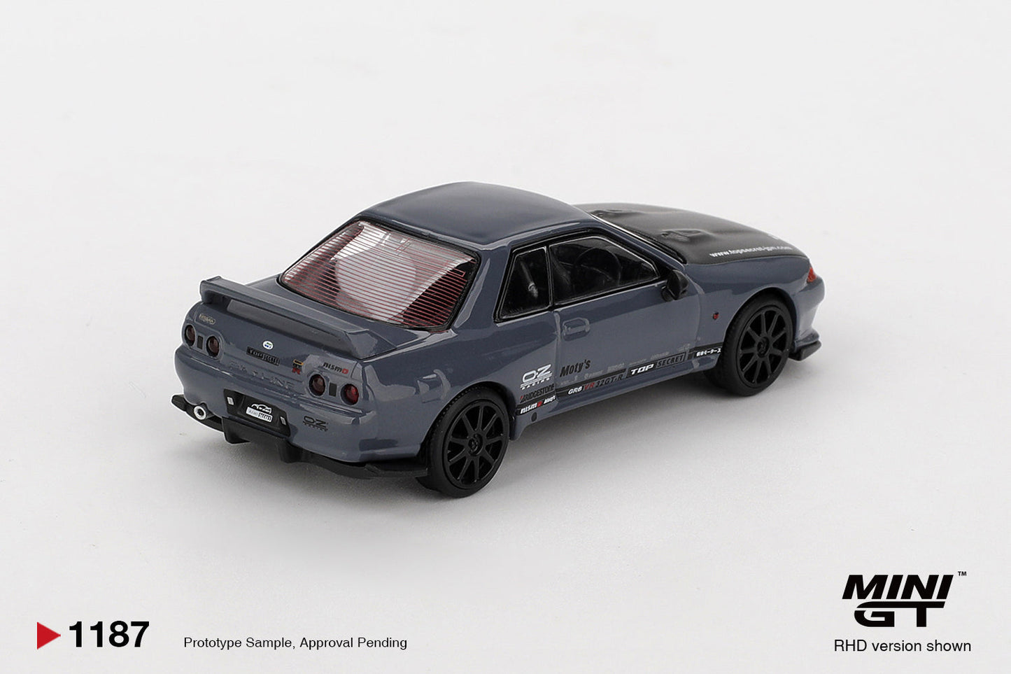 [PRE-ORDER] - Mini GT - Nissan Skyline GT-R Top Secret VR32 Stealth Gray - Scale 1/64 MGT01187-R