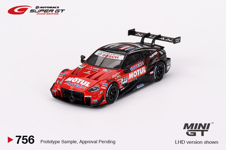 Mini GT - [JAPAN EXCLUSIVE] Mini Gt Nissan Z GT500 #23 "MOTUL AUTECH Z" NISMO 2023 SUPER GT SERIES - Scale 1/64 MGT00756-L