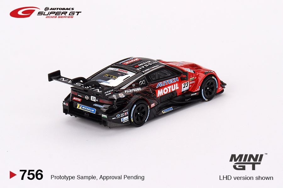 Mini GT - [JAPAN EXCLUSIVE] Mini Gt Nissan Z GT500 #23 "MOTUL AUTECH Z" NISMO 2023 SUPER GT SERIES - Scale 1/64 MGT00756-L