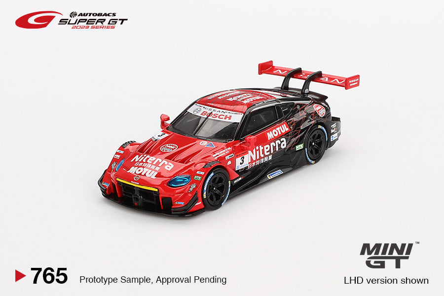 Mini GT - Nissan Z GT500 #3 "Niterra MOTUL Z" NDDP RACING 2023 SUPER GT SERIES - Scale 1/64 MGT00765