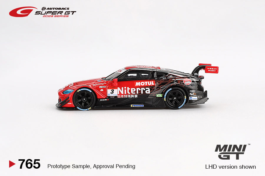 Mini GT - Nissan Z GT500 #3 "Niterra MOTUL Z" NDDP RACING 2023 SUPER GT SERIES - Scale 1/64 MGT00765