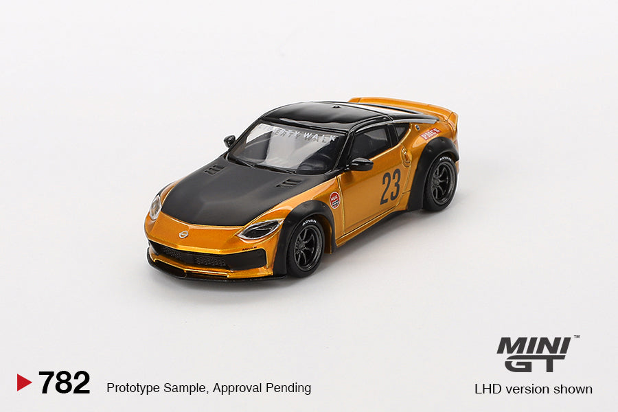 Mini GT - Nissan Z LB★NATION WORKS LB Gold RDH - Scale 1/64 MGT00782-R