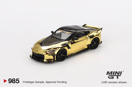 Mini GT - Nissan Z VeilSide FFZ400 Gold Chrome - Scala 1/64 MGT00985-L