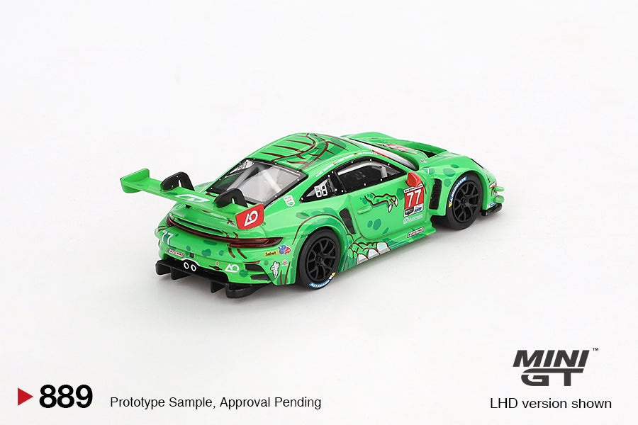 Mini GT - Porsche 911 GT3 R #77 AO Racing 2024 IMSA Daytona 24 Hrs - Scala 1-64 MGT00889-L