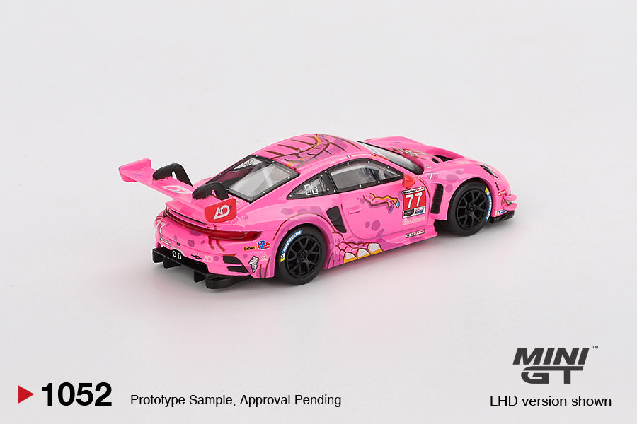 Mini GT - Porsche 911 GT3 R #77 AO Racing 2024 IMSA ROAD AMERICA