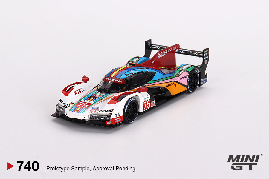 Mini GT - Porsche 963 #75 Porsche Penske Motorsport 2023 24 Hrs of Le Mans - Scala 1/64 MGT00740-L