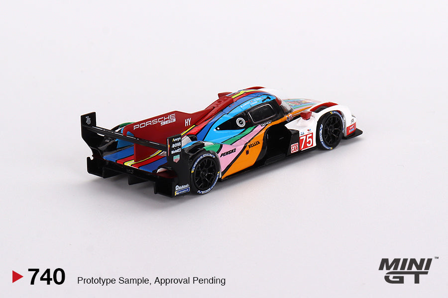 Mini GT - Porsche 963 #75 Porsche Penske Motorsport 2023 24 Hrs of Le Mans - Scala 1/64 MGT00740-L