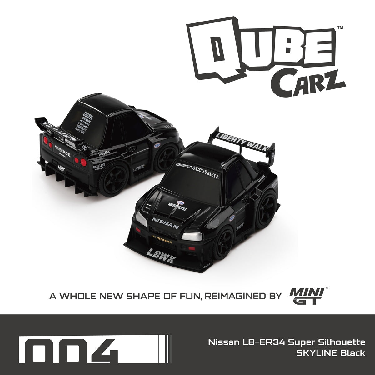 Mini GT - Set of 6 QUBE Carz Series Models – 1-64 Specialist