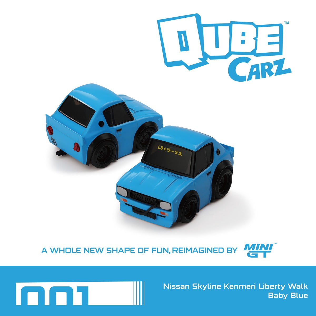 Mini GT - Set of 6 QUBE Carz Series Models – 1-64 Specialist