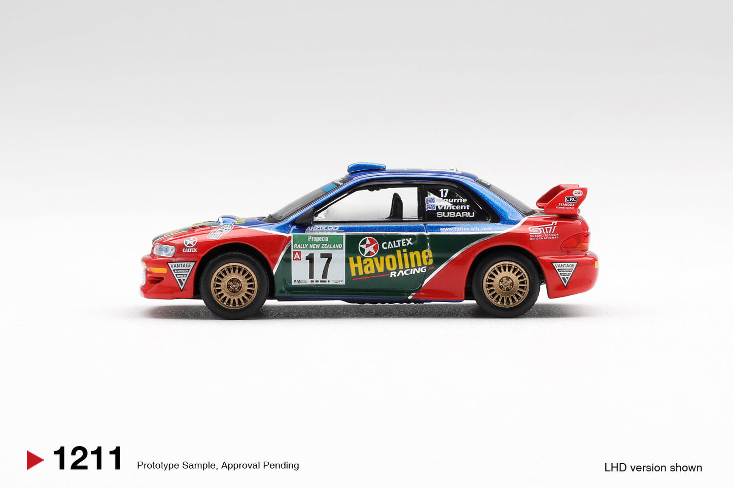[PRÉCOMMANDE] - Mini GT - Subaru Impreza WRC98 n° 17 Rallye de Nouvelle-Zélande 2000 - Échelle 1/64 MGT01211-L