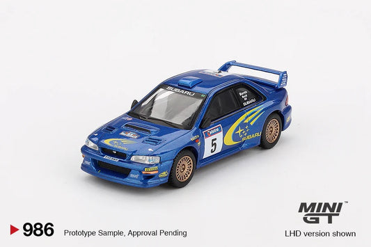 Mini GT - Subaru Impreza WRC99 – #5 Richard Burns / Robert Reid – Winner 1999 Rally Australia - Scale 1/64 MGT00986-L